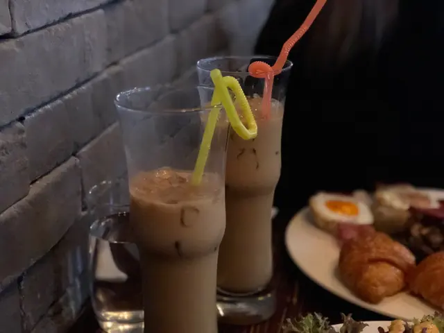 Hazelnut  coffee  and  caramel  coffee