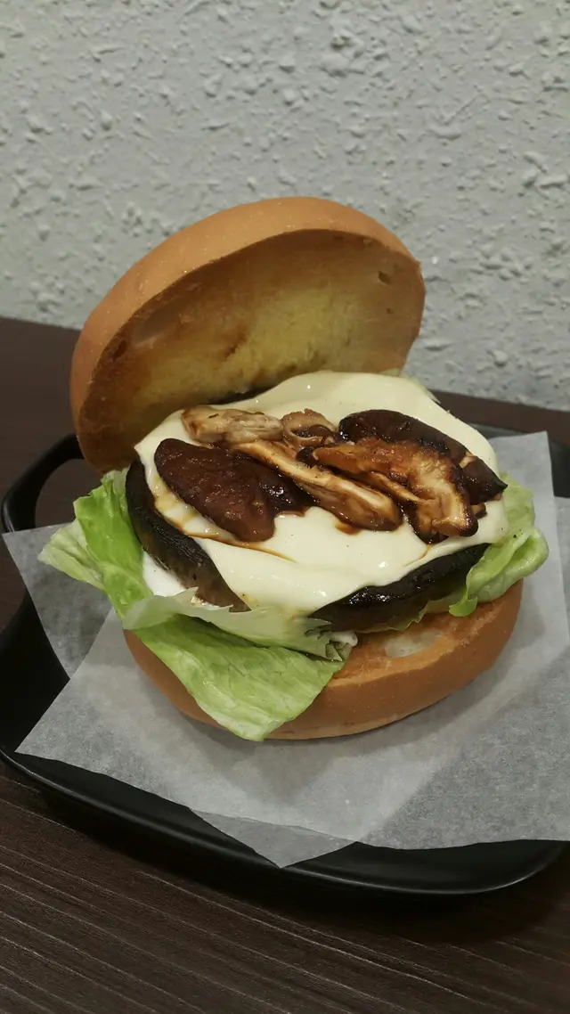烤大菇漢堡