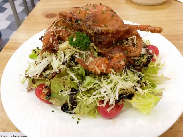 軟殼蟹凱撒沙律