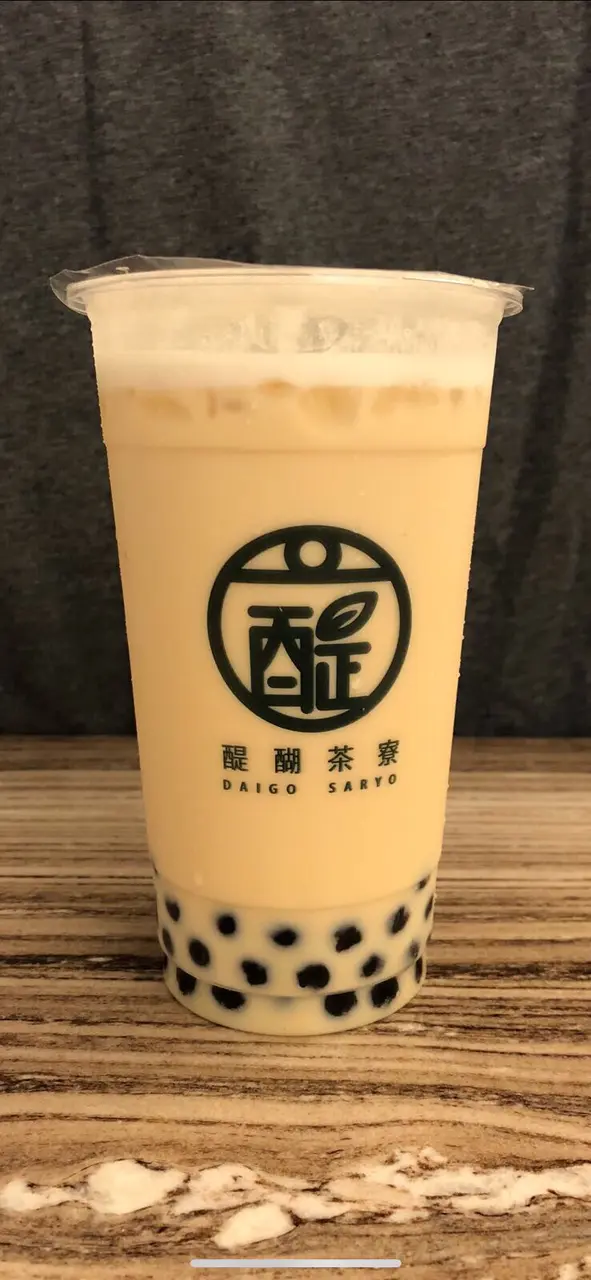 堂食時唔記得影,好彩外賣一杯珍珠奶茶返屋企⋯⋯$22好大杯