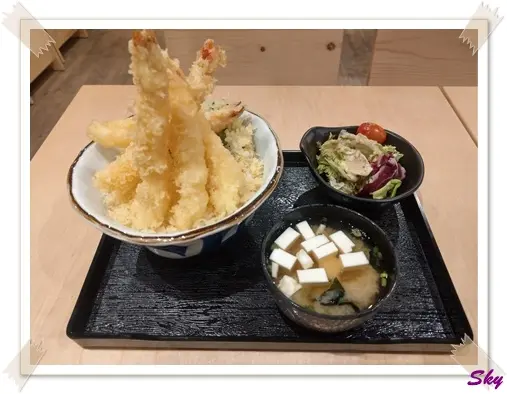 巨蝦天婦羅丼