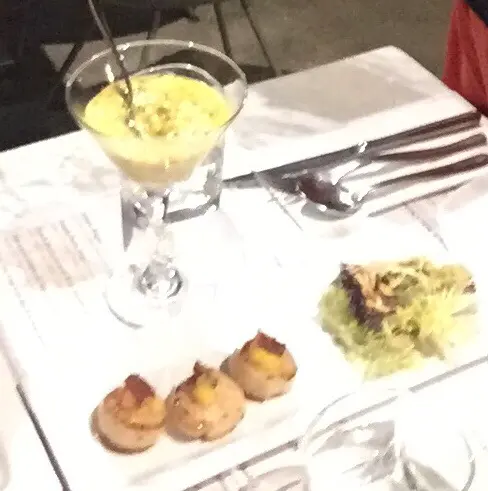 煎帶子 炒蛋配黑松露