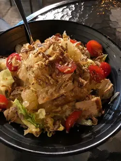 柚子豬頸肉沙律