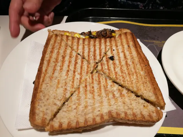 粟米蘑菇芝士三文治