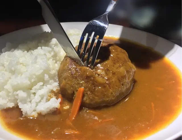 和風咖哩漢堡扒定食
