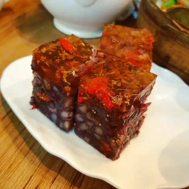 紅豆杞子桂花糕