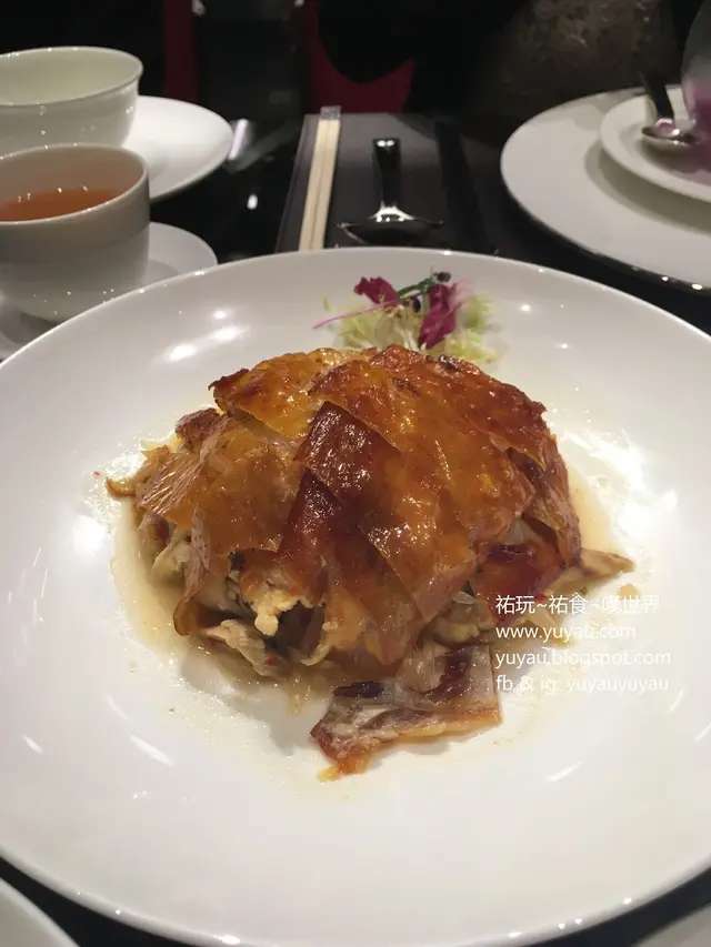 柚子蜜脆皮手撕雞