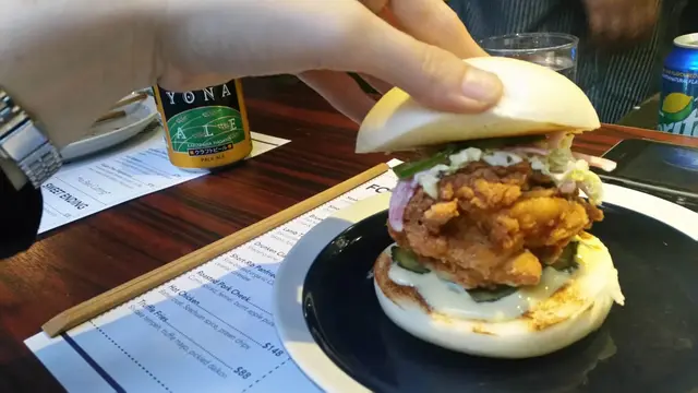 Szechuan Fried Chicken Bao