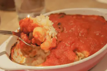 大蝦蜆肉焗飯