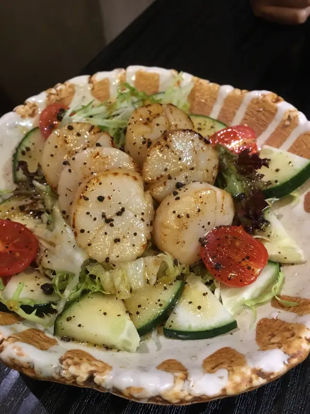 黑松露帶子沙律