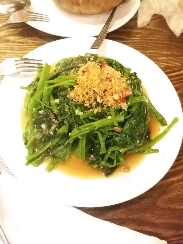 辣豆醬炒通菜