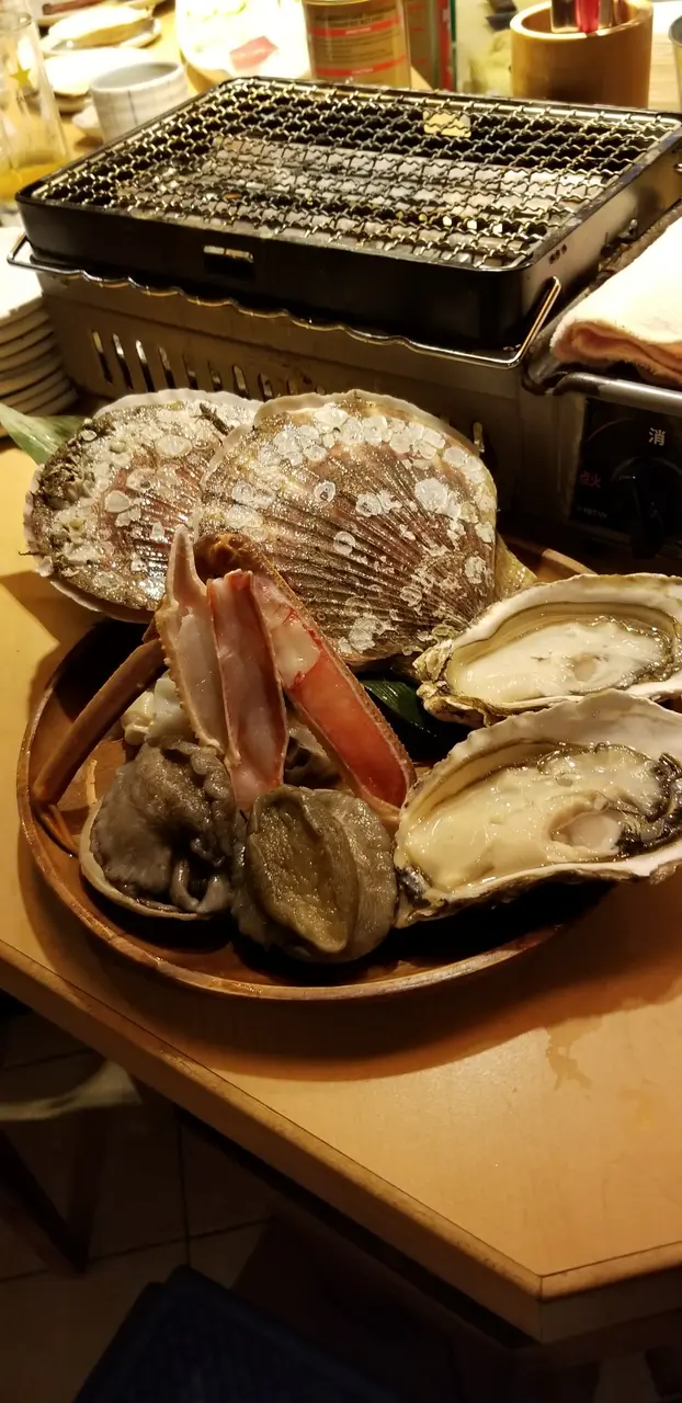 特上漁獲浜燒盛合