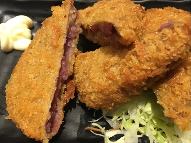 甘栗紫薯餅