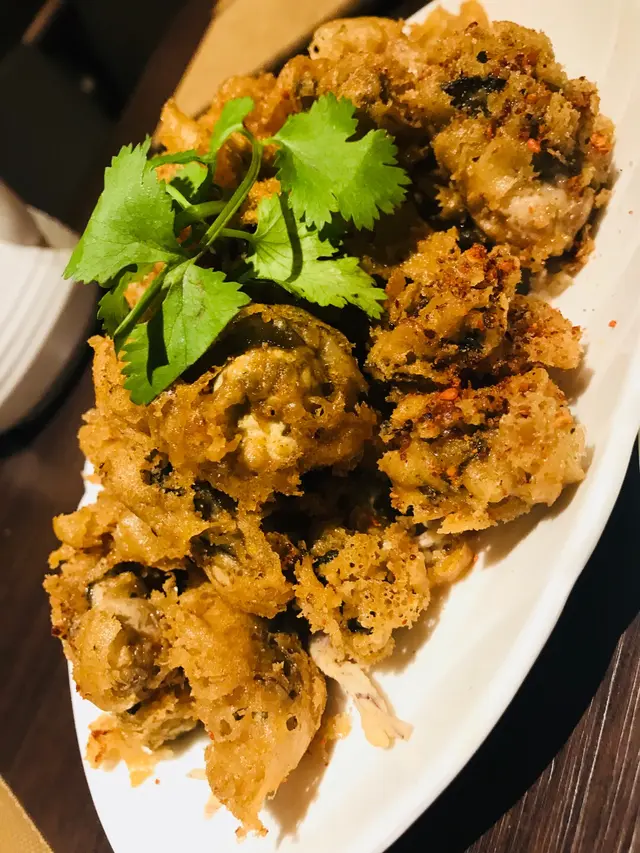 川府香酥珍珠蠔（夠乾身脆口小食，加了辣粉，微辣）