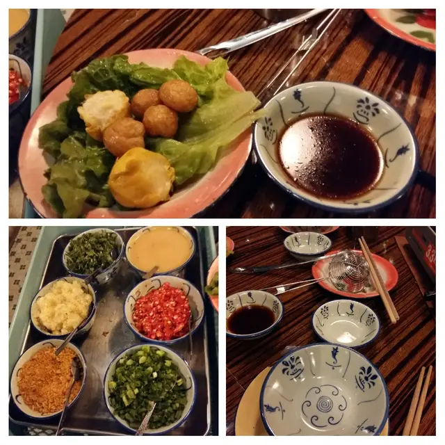 前菜小食係魚蛋 + 懷舊炸魚球