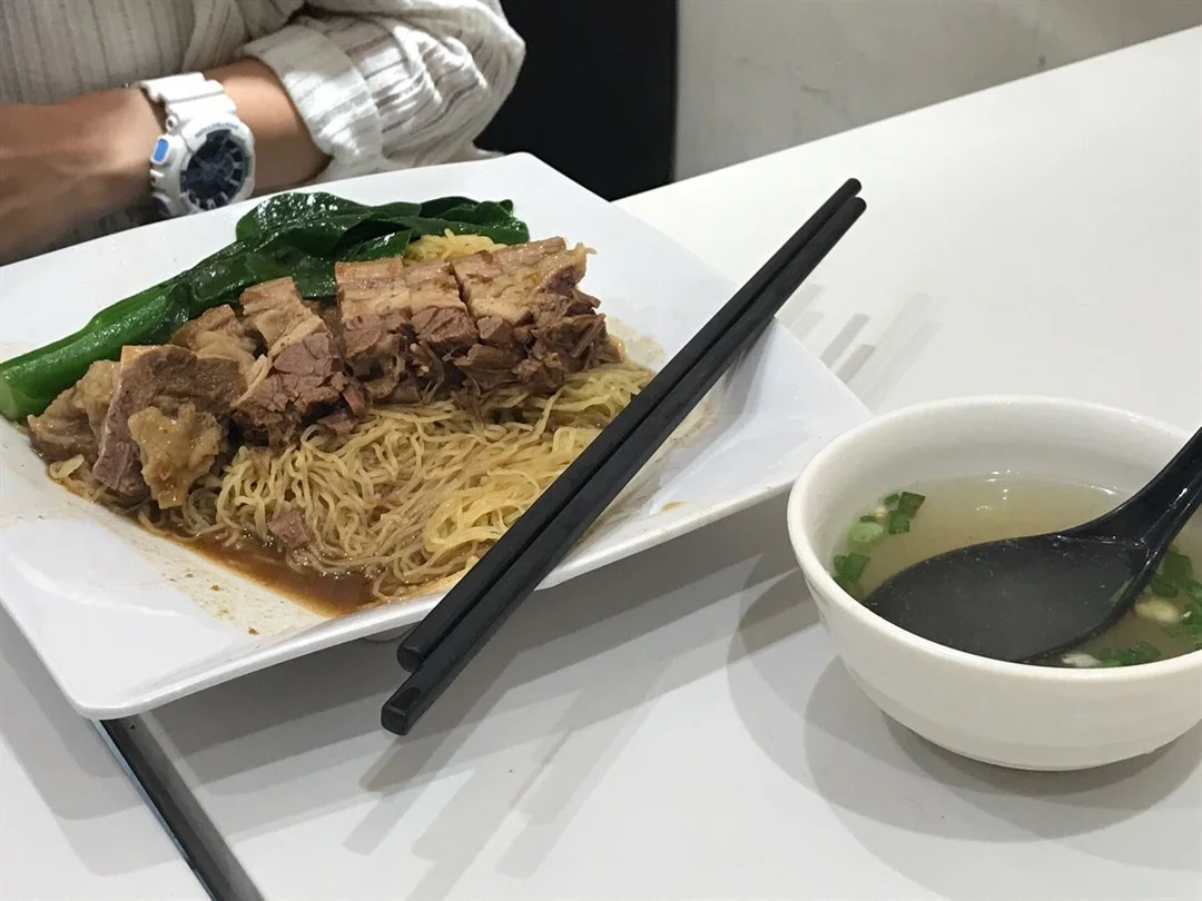 秘製牛腩撈麵 $ 42