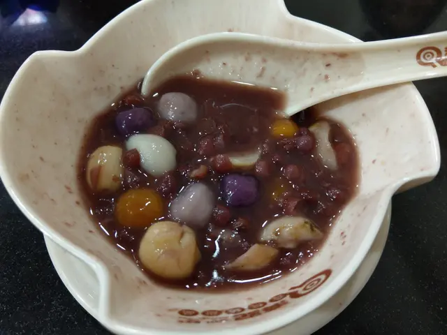 紫薯芋圓紅豆沙