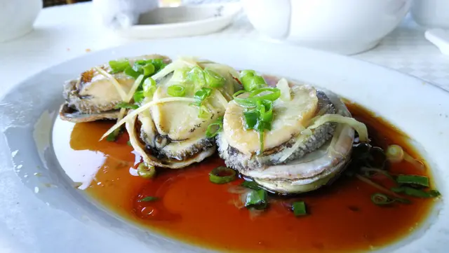 清蒸南非鮑魚