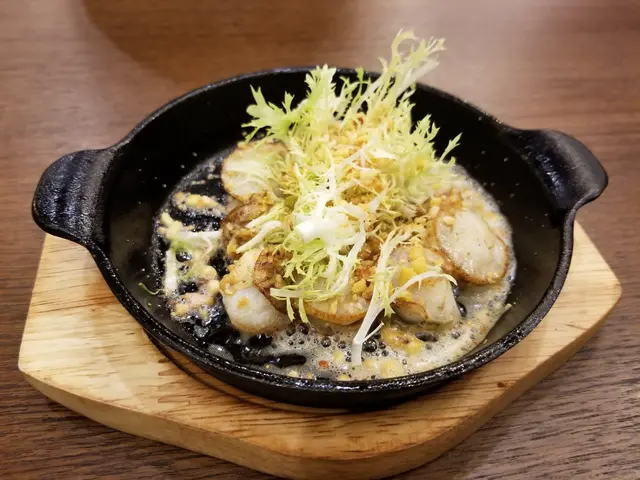 鐵板牛油焗帶子