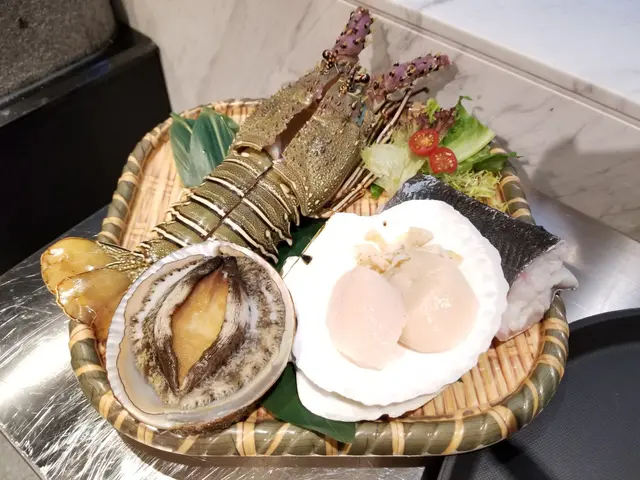 四人餐的海鮮份量