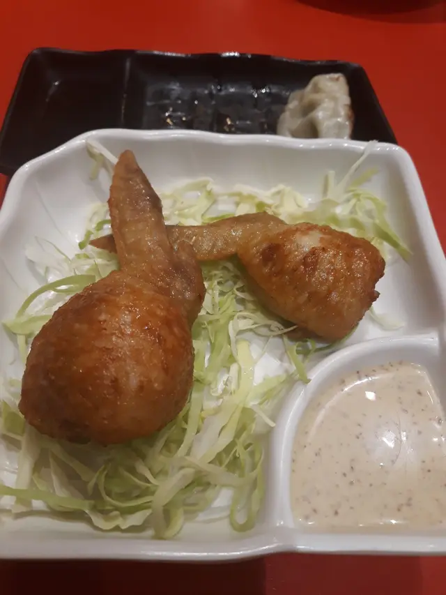 明太子雞翼(2隻)＋汽水