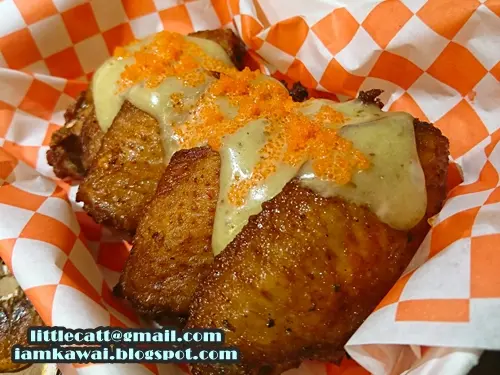 檸香山葵蟹籽雞翼