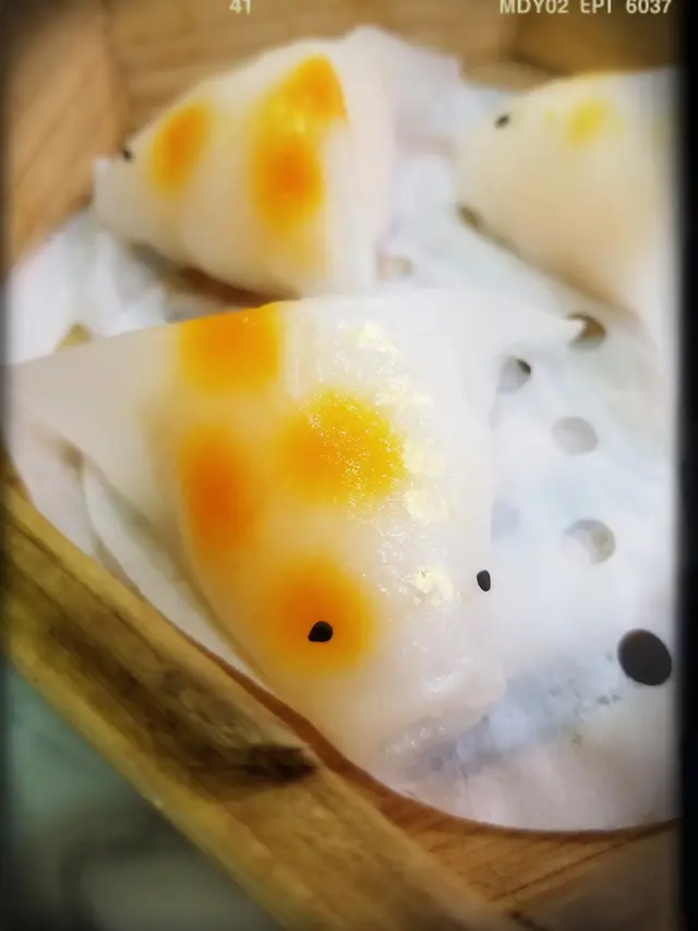 鮮蝦金魚餃($58)