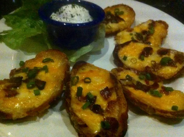 煙肉芝士焗薯皮