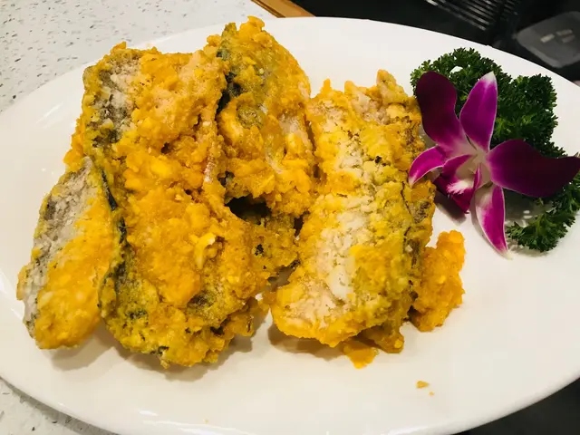 黃金蛋黃炸魚皮