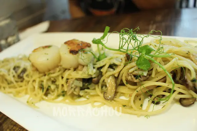 青醬野菌帶子意粉