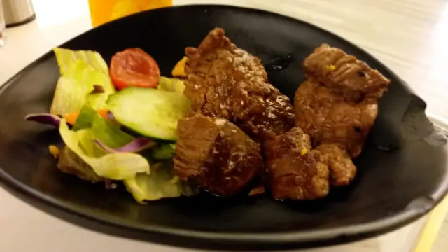 蒜片牛柳粒