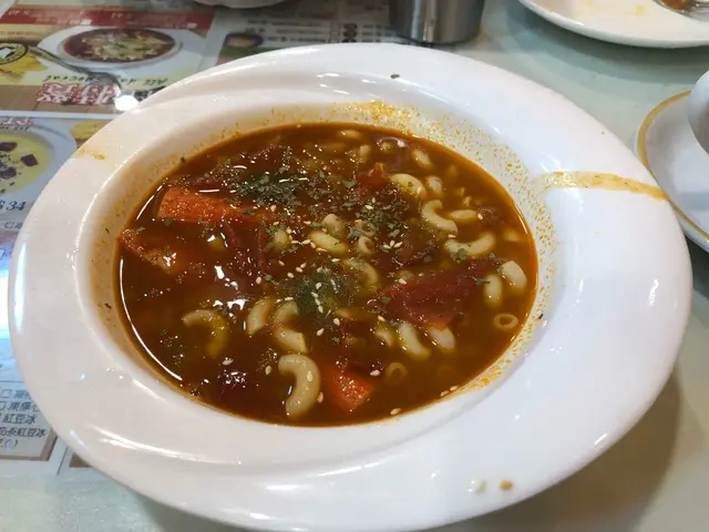 番茄咖喱湯通粉