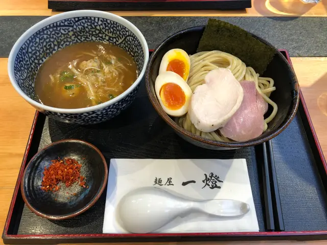 味玉濃厚魚介沾麵