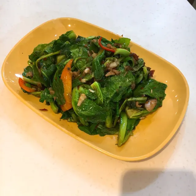 泰式椰菜苗炒馬拉盞