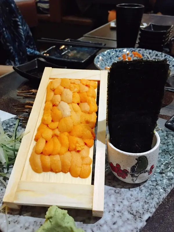 加拿大海膽賣晒，這款也十分鮮味抵吃