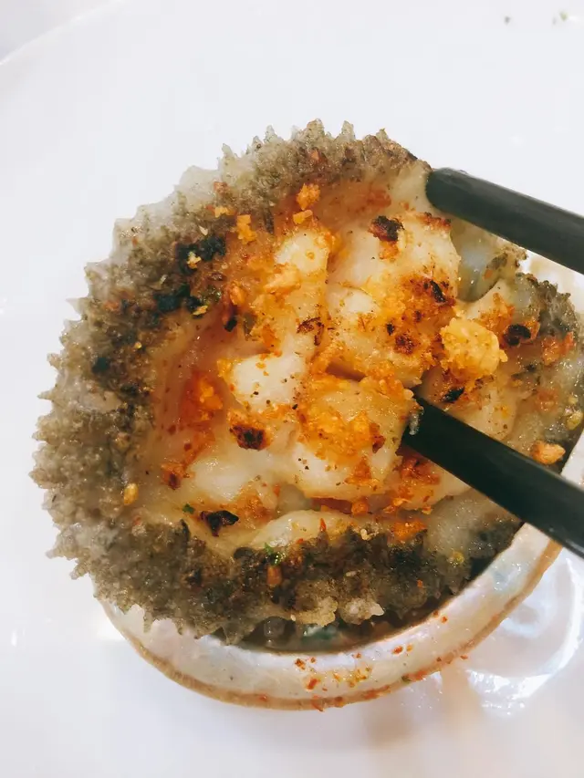 鹽燒鮑魚
