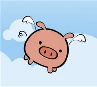 FLYING RED PIG