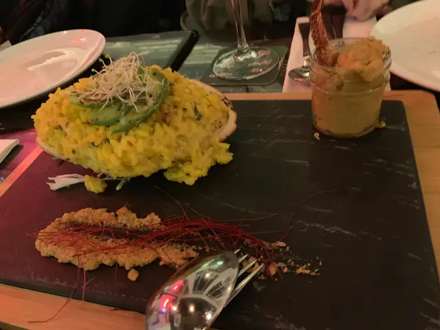 牛油果睡蟹意大利飯