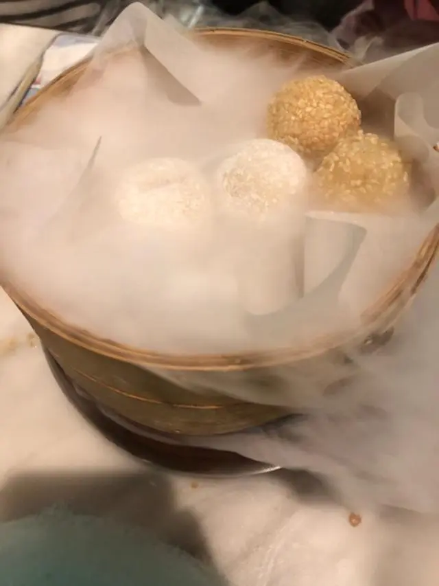 可可麻球+榴槤糯米滋