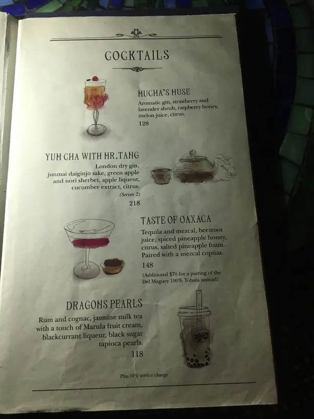 Cocktails  好特別，而且價錢唔貴