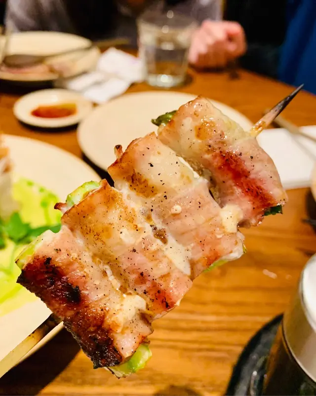 煙肉蘆筍串