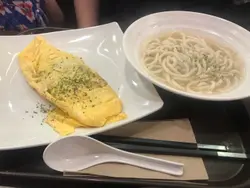 菜圃鲜肉松炒蛋汤乌冬