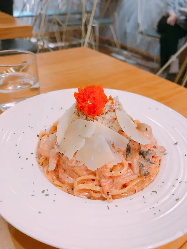 明太子蟹肉意大利粉