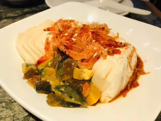 櫻花蝦皮蛋豆腐