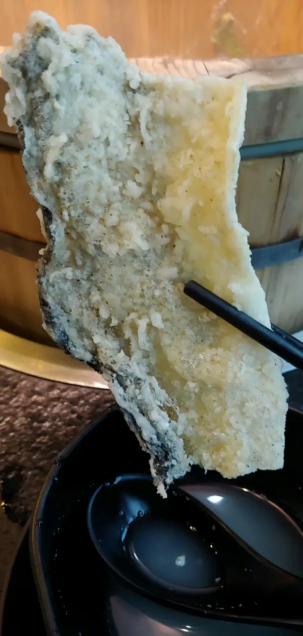 超大塊炸魚皮!