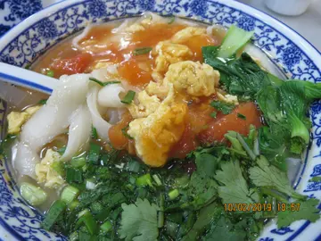 番茄鸡蛋刀削面