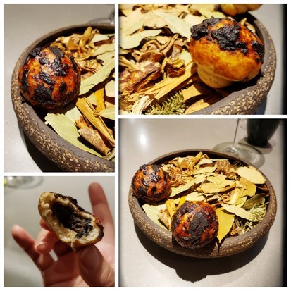 mushroom wholemeal, miso glaze