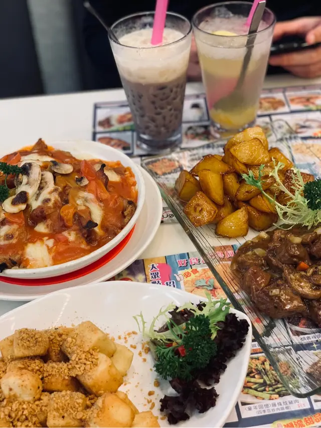 芝士紅茄焗豬扒飯