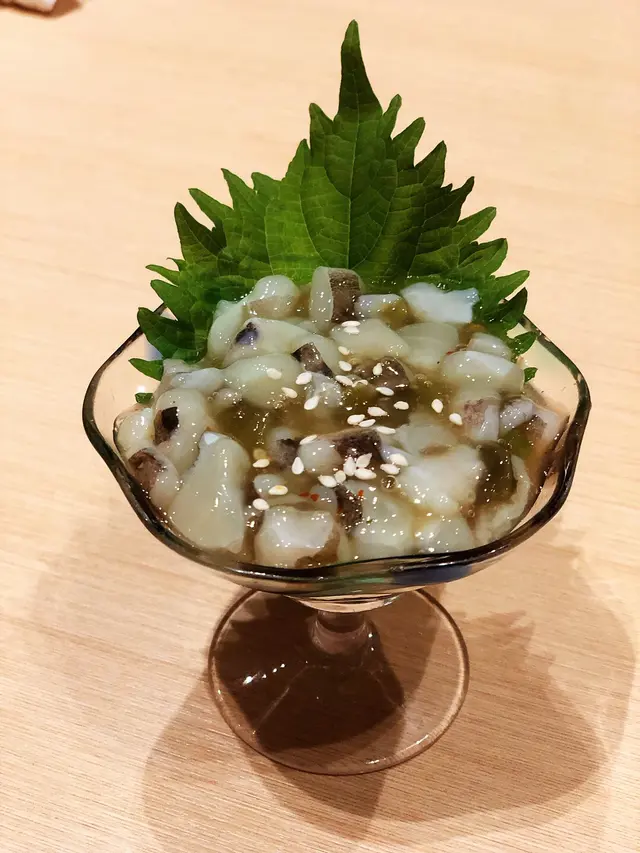 芥辣味生八爪魚粒