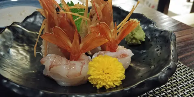 赤蝦刺身